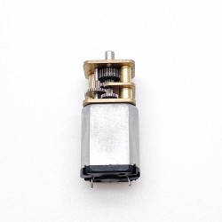 2 Stück 6V/12V Bürsten PMDC Getriebemotor GM13-030PA mit Verhältnis 3-360 Stirnradgetriebe