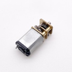 2 Stück 6V/12V Bürsten PMDC Getriebemotor GM13-030PA mit Verhältnis 3-360 Stirnradgetriebe