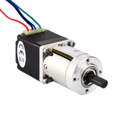 Nema 11 Getriebe Schrittmotor 11HS12-0674D-PG27 mit Hinterwelle und 27:1 Planetengetriebe