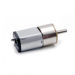 2 Stück Φ15,5mm 6V/12V Bürsten PMDC Getriebemotor GM16-030PA mit Verhältnis 18~336 Stirnradgetriebe