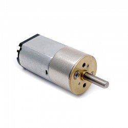 2 Stück Φ15,5mm 6V/12V Bürsten PMDC Getriebemotor GM16-030PA mit Verhältnis 18~336 Stirnradgetriebe