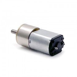 2 Stück Φ15,5mm 6V/12V Bürsten PMDC Getriebemotor GM16-030PA mit Verhältnis 18~336 Stirnradgetriebe