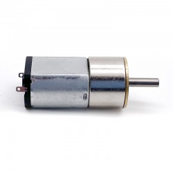 2 Stück Φ15,5mm 6V/12V Bürsten PMDC Getriebemotor GM16-030PA mit Verhältnis 18~336 Stirnradgetriebe