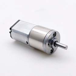 2 Stück Φ15,5mm 6V/12V Bürsten PMDC Getriebemotor GM16-030PA mit Verhältnis 18~336 Stirnradgetriebe