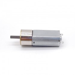 2 Stück Φ15,5mm 6V/12V Bürsten PMDC Getriebemotor GM16-050SH mit Verhältnis 18~336 Stirnradgetriebe