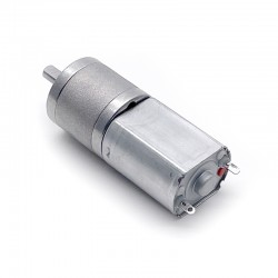 2 Stück Φ20mm 6V/12V Bürsten PMDC Getriebemotor GM20-130SH mit Verhältnis 29~488 Stirnradgetriebe