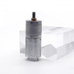 2 Stück Φ20mm 6V/12V Bürsten PMDC Getriebemotor GM20-130SH mit Verhältnis 29~488 Stirnradgetriebe