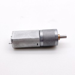 2 Stück Φ15,5mm 6V/12V Bürsten PMDC Getriebemotor GM20-180SH mit Verhältnis 29~488 Stirnradgetriebe