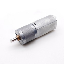 2 Stück Φ15,5mm 6V/12V Bürsten PMDC Getriebemotor GM20-180SH mit Verhältnis 29~488 Stirnradgetriebe