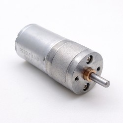 2 Stück Φ24,4mm 6V/12V Bürsten PMDC Getriebemotor PMDC Motor GM25-370CA mit Stirnradgetriebe