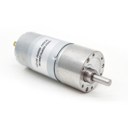 2 Stück Φ37mm 12V/24V Bürsten Stirnradgetriebemotor GM37-555 mit Verhältnis 6~810 Stirnradgetriebe
