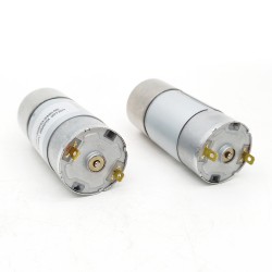 2 Stück Φ37mm 12V/24V Bürsten Stirnradgetriebemotor GM37-555 mit Verhältnis 6~810 Stirnradgetriebe