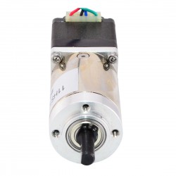 Nema 11 Planetengetriebe Schrittmotor 11HS12-0674D1-PG100 mit Hinterwelle und 100:1 Getriebe