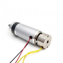 2 Stück Φ42mm 24V DC Planetengetriebemotor GMP42-4278 Wellendurchmesser 9mm mit Bremse + Planetengetriebe