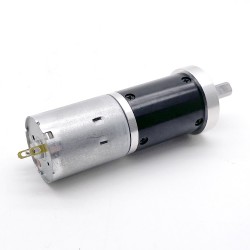 2 Stück Φ24mm 6V/12V Bürsten DC Getriebemotor PMDC Motor GMP24-370CA mit Planetengetriebe