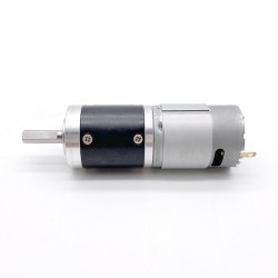 2 Stück Φ28mm 12V/24V Bürsten DC Getriebemotor PMDC Motor GMP28-385PA mit Verhältnis 4~720 Planetengetriebe