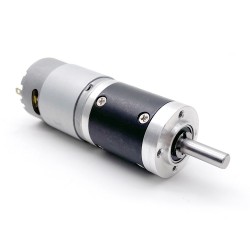 2 Stück Φ28mm 12V/24V Bürsten DC Getriebemotor PMDC Motor GMP28-385PA mit Verhältnis 4~720 Planetengetriebe