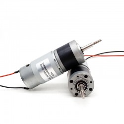 2 Stück Φ42mm 12V/24V Bürsten DC Getriebemotor PMDC Motor GMP36-555PM mit Planetengetriebe