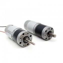 2 Stück Φ42mm 12V/24V Bürsten DC Getriebemotor PMDC Motor GMP36-555PM mit Planetengetriebe