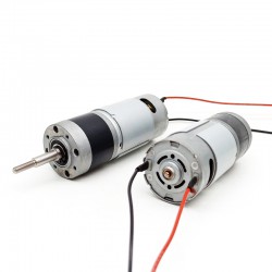 2 Stück Φ42mm 12V/24V Bürsten DC Getriebemotor PMDC Motor GMP36-555PM mit Planetengetriebe
