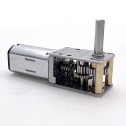 2 Stücke 6 V/12 V Mini DC Schneckengetriebemotor 0,3W Welle 4 mm mit 90 Grad Abtriebswelle Schneckengetriebe