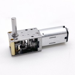 2 Stücke 6 V/12 V Mini DC Schneckengetriebemotor 0,3W Welle 4 mm mit 90 Grad Abtriebswelle Schneckengetriebe