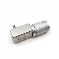 2Pcs 6V/12V Permanentmagnet DC-Schneckengetriebemotor 1,25W Welle 6mm mit Verhältnis 70~2700 Schneckengetriebe