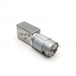 2Pcs 6V/12V Permanentmagnet DC-Schneckengetriebemotor 1,25W Welle 6mm mit Verhältnis 70~2700 Schneckengetriebe