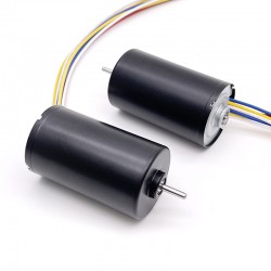 2 Stück Φ28mm 12V/24V BLDC Motor Bürstenloser Gleichstrommotor TEC2847 150g.cm 4000U/min/4250U/min Schaft 3mm