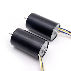 2 Stück Φ28mm 12V/24V BLDC Motor Bürstenloser Gleichstrommotor TEC2847 150g.cm 4000U/min/4250U/min Schaft 3mm