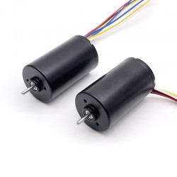 2 Stück Φ28mm 12V/24V BLDC Motor Bürstenloser Gleichstrommotor TEC2847 150g.cm 4000U/min/4250U/min Schaft 3mm