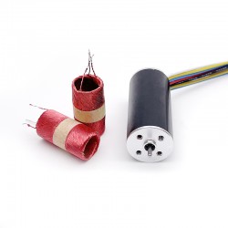 2 Stück Φ16mm 12V/24V Bürstenloser Eisenlose Motoren TEC1636 32,6g.cm 3,4W Wellendurchmesser 2mm 10000U/min