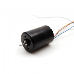 2 Stück Φ28mm 12V/24V BLDC Motor Bürstenloser Gleichstrommotor TEC2838 100g.cm 4200U/min/4400U/min Schaft 2,3mm
