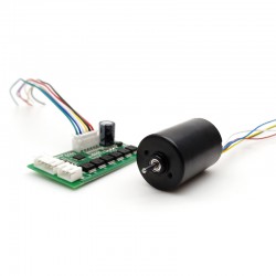 2 Stück Φ28mm 12V/24V BLDC Motor Bürstenloser Gleichstrommotor TEC2838 100g.cm 4200U/min/4400U/min Schaft 2,3mm