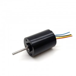 2 Stück Φ30mm 12V/24V Bürstenloser Gleichstrommotor BLDC Motor TEC3040 24,5mN.m 9W 3500U/min/3700U/min Schaft 3mm
