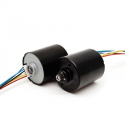 2 Stück Φ36mm 12V/24V Bürstenloser Gleichstrommotor TEC3640 54mN.m 5600U/min/3200U/min Schaft 3,175mm