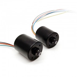 2 Stück Φ36mm 12V/24V Bürstenloser Gleichstrommotor TEC3640 54mN.m 5600U/min/3200U/min Schaft 3,175mm