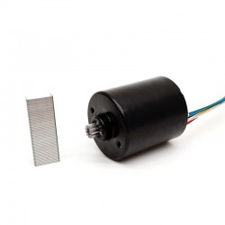 2 Stück Φ36mm 12V/24V Bürstenloser Gleichstrommotor TEC3640 54mN.m 5600U/min/3200U/min Schaft 3,175mm