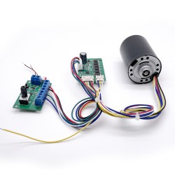 2 Stück 12V/24V Bürstenloser Gleichstrommotor + BLDC Motorsteuerung Kit TEC4266 500g.cm 4500U/min