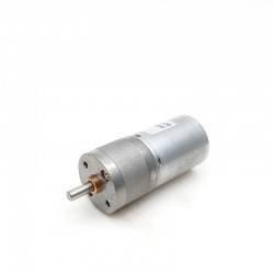 2 Stück Φ25mm 12V/24V Bürsten DC Getriebemotor GM25-TEC2430 mit Verhältnis 4~499 Stirnradgetriebe 0.2-5kg.cm