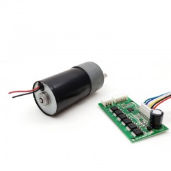 2 Stück 12V/24V BLDC Stirnradgetriebemotor GM37-TEC3650 7W/11W mit Verhältnis 6~810 Stirnradgetriebe