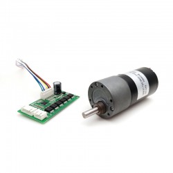 2 Stück 12V/24V BLDC Stirnradgetriebemotor GM37-TEC3650 7W/11W mit Verhältnis 6~810 Stirnradgetriebe