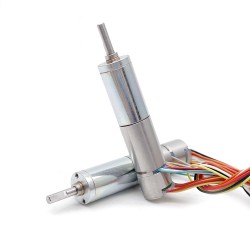 2 Stück Φ12mm 6V/12V Bürstenloser Eisenlose Motoren GMP12-TBC1220 mit Planetengetriebe Wellendurchmesser 3mm