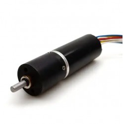2 Stück Φ16mm 12V/24V Bürstenloser Eisenlose Motoren GMP16T-TEC1636 mit Planetengetriebe Wellendurchmesser 3mm