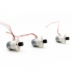 2 Stück 5V Mikro DC Schrittgetriebemotor GM12-15BY 18° 500mA 700g,cm 2 Phasen mit Untersetzung 10~380 Getriebe