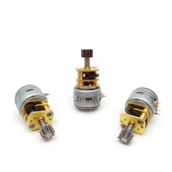 2 Stück 5V Mikro DC Schrittgetriebemotor GM12-15BY 18° 500mA 700g,cm 2 Phasen mit Untersetzung 10~380 Getriebe