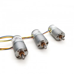 2 Stück 12V Mikro DC Schrittgetriebemotor GM20-20BY 18° 120mA 2.5kg.cm 2 Phasen mit Untersetzung 29~488 Getriebe