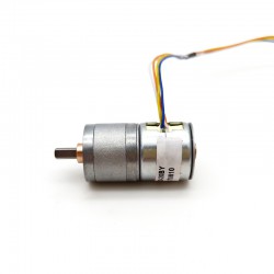 2 Stück 12V Mikro DC Schrittgetriebemotor GM20-20BY 18° 120mA 2.5kg.cm 2 Phasen mit Untersetzung 29~488 Getriebe