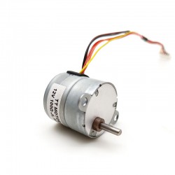 2 Stück 12V Mikro DC Schrittgetriebemotor GM25-25BY 7.5° 120mA 500g,cm 4 Phasen mit Untersetzung 10~100 Getriebe