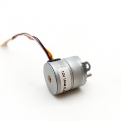 2 Stück 12V Mikro DC Schrittgetriebemotor GM25-25BY 7.5° 120mA 500g,cm 4 Phasen mit Untersetzung 10~100 Getriebe